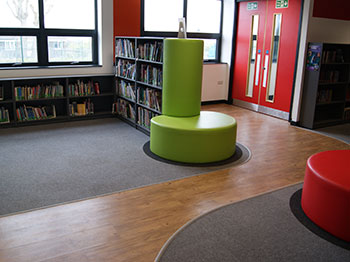 Library floor